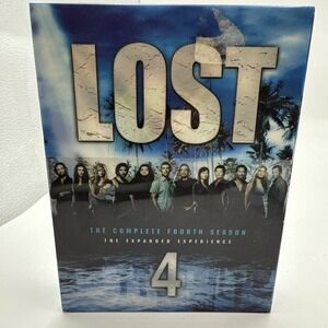 Lost: Season 4 - The Expanded Experience (DVD, 2008, 6-Disc Set) LIKE NEW